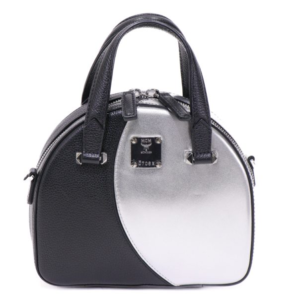 24 1439 02 MCM Essential Half Moon Handbag