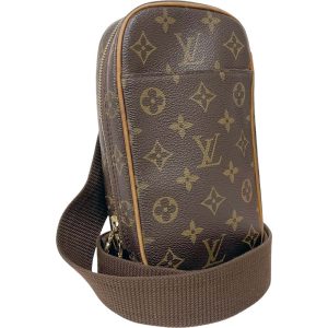 24 234 16 Gucci Bamboo Handbag Leather Navy Shoulder