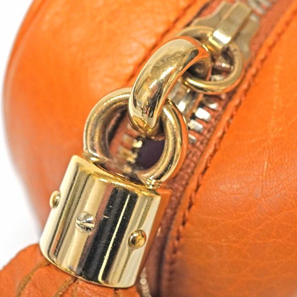 24 463 13 Gucci Soho Leather Small Disco Bag Orange