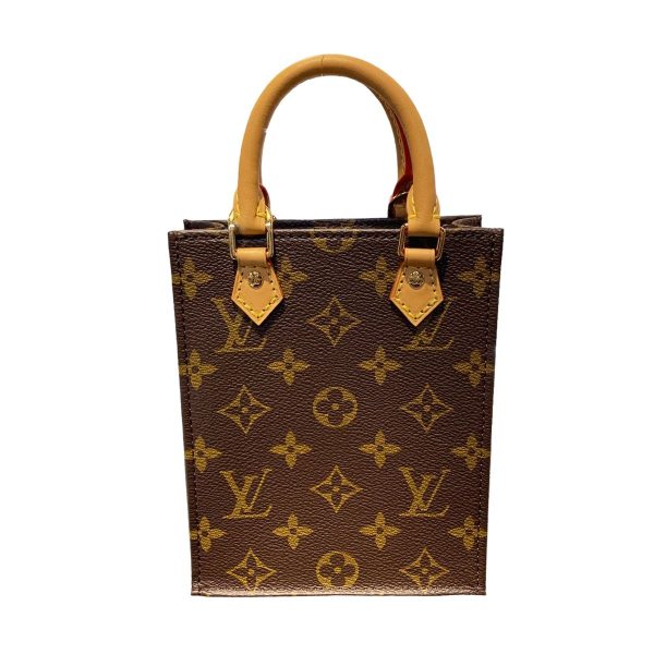 24005262 03 Louis Vuitton Petite Sac Plat Monogram Canvas Shoulder Bag