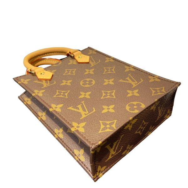 24005262 11 Louis Vuitton Petite Sac Plat Monogram Canvas Shoulder Bag