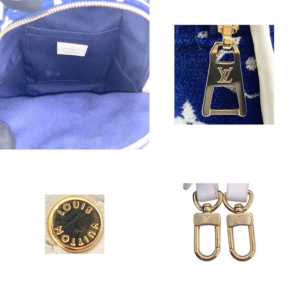 24007999 08 Louis Vuitton Palm Springs Mini Backpack Monogram Jacquard Blue LV Match Collection