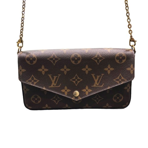 24008462 11 Louis Vuitton Pochette Felicie Monogram Canvas Shoulder Bag