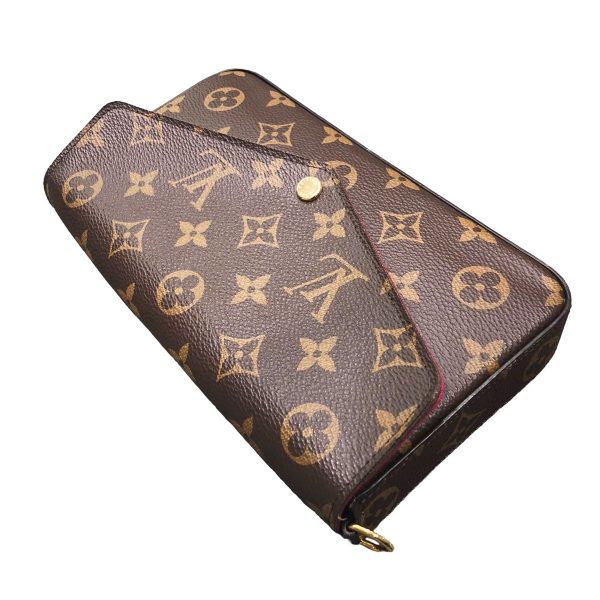 24008462 14 Louis Vuitton Pochette Felicie Monogram Canvas Shoulder Bag