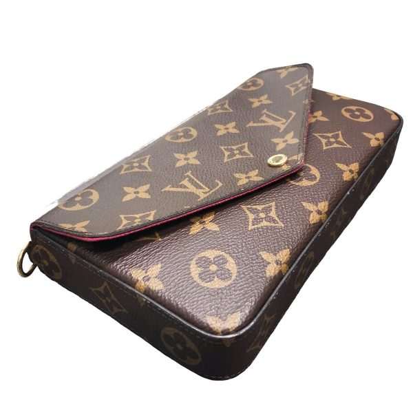 24008462 15 Louis Vuitton Pochette Felicie Monogram Canvas Shoulder Bag