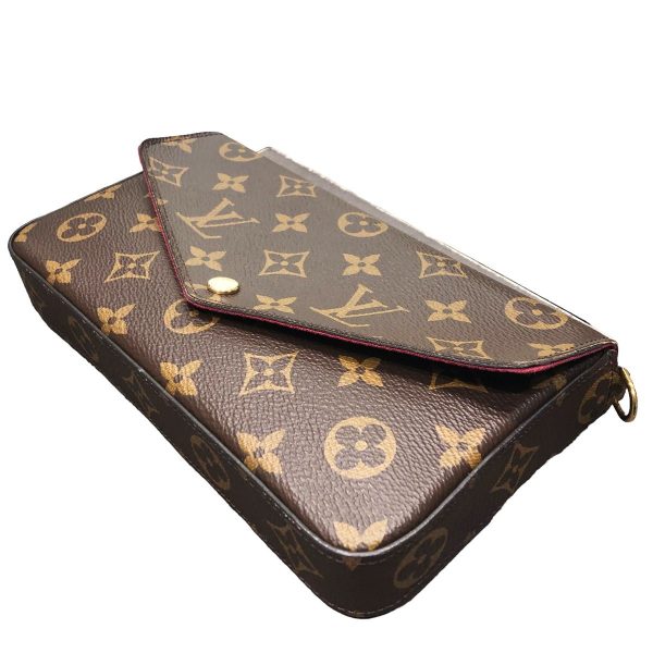 24008462 16 Louis Vuitton Pochette Felicie Monogram Canvas Shoulder Bag