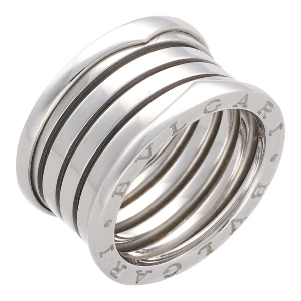 24008784 02 BVLGARI White Gold Diamond Ring Serpenti Viper