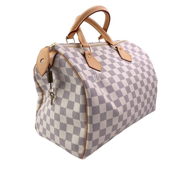 24011572 03 Louis Vuitton Speedy Damier Azur