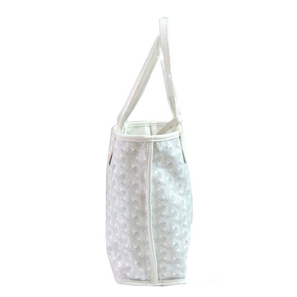 240117 11i Goyard Ange Mini Tote Pouch White