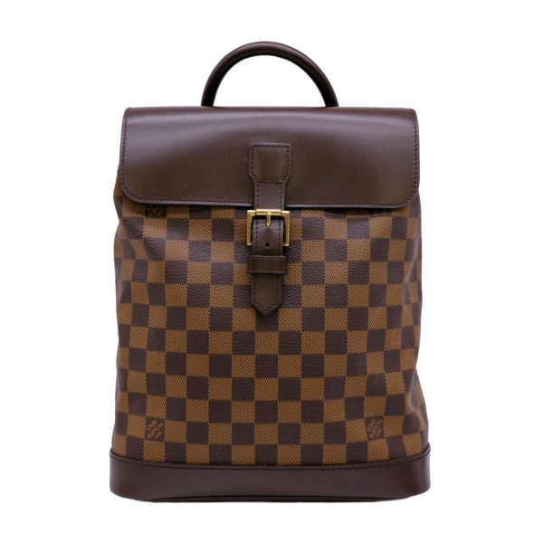 240133 1 Louis Vuitton Zack Backpack Rucksack Leather Brown