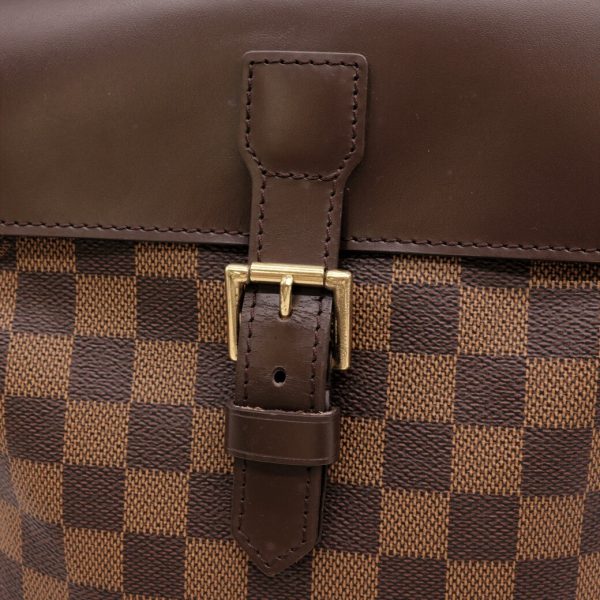 240133 2 Louis Vuitton Zack Backpack Rucksack Leather Brown