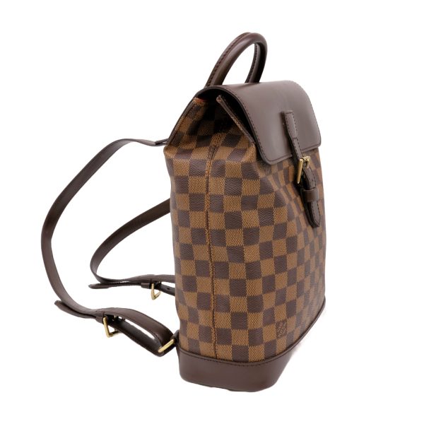 240133 4 Louis Vuitton Zack Backpack Rucksack Leather Brown