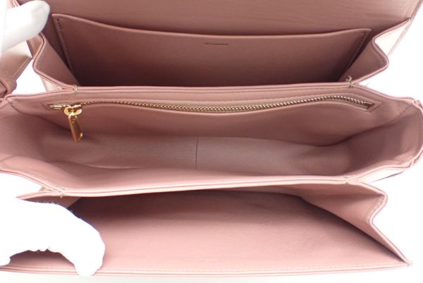 24017304412 12 Celine Triomphe Shoulder Bag Pink Rose