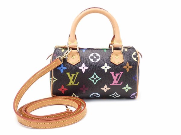 24027304442 01 Louis Vuitton Mini Speedy Broderie Noir Black