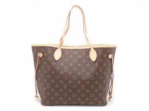 24027400088 01 Louis Vuitton Brooklyn MM Damier Shoulder Bag Damier Canvas Ebene Brown