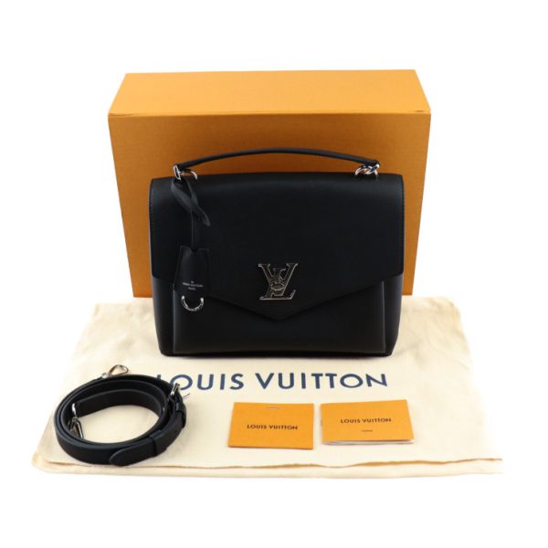 2404033007033 10 Louis Vuitton My Lock Me Handbag Leather Black