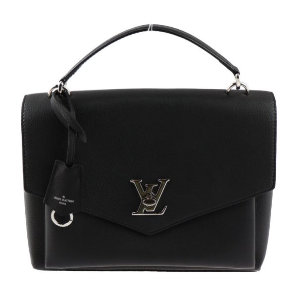 2404033007033 2 Louis Vuitton My Lock Me Handbag Leather Black