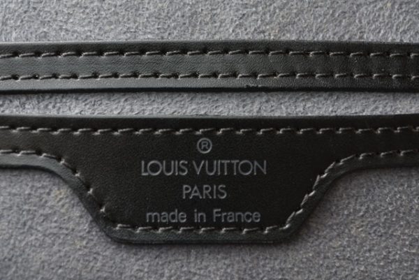 2405b15 lv 10 Louis Vuitton Cobran Shoulder Bag Leather Black