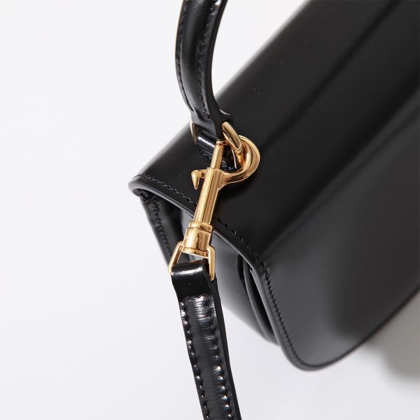 2406w51194 11 Celine Shoulder Bag Mini Besace Clea Black