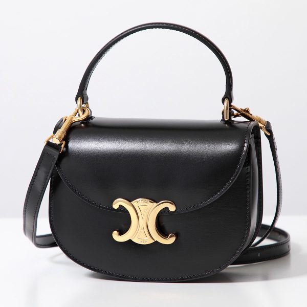 2406w51194 5 Celine Shoulder Bag Mini Besace Clea Black