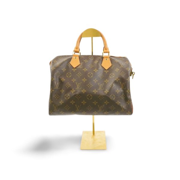 24100195 01 Louis Vuitton Speedy 30 Tote Bag Brown