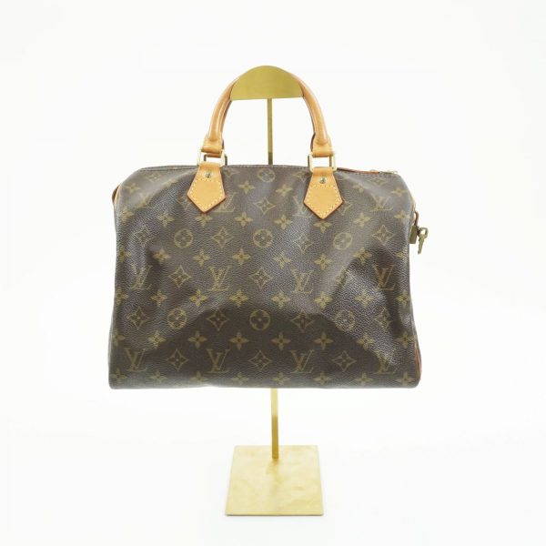 24100195 02 Louis Vuitton Speedy 30 Tote Bag Brown