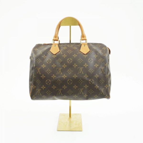 24100195 03 Louis Vuitton Speedy 30 Tote Bag Brown