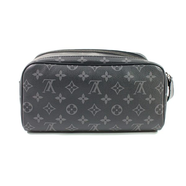 24100465 03 Louis Vuitton Doppkit Eclipse Clutch Bag Black