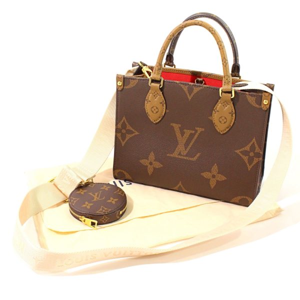 24100482 13 Louis Vuitton On the Go PM Tote Bag Monogram Giant