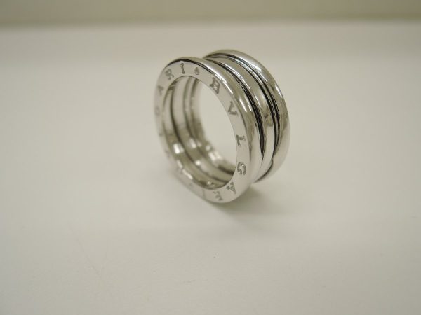 2412807998 Bulgari 3 Band Ring White Gold