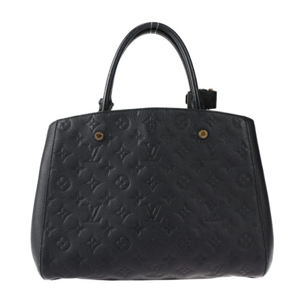 2413063007076 3 Louis Vuitton Montaigne MM Handbag Empreinte Black