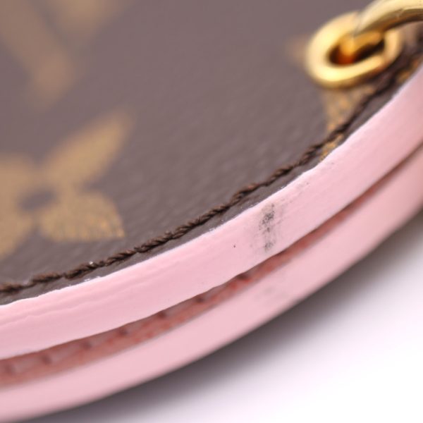 2415023010095 8 Louis Vuitton LV Mirror Monogram Keychain Brown Pink Gold