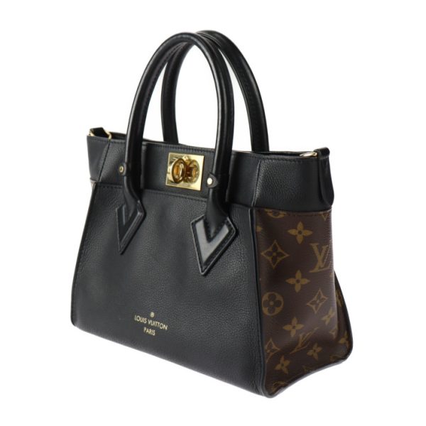 2420063007101 2 Louis Vuitton On My Side PM Handbag Brown Black