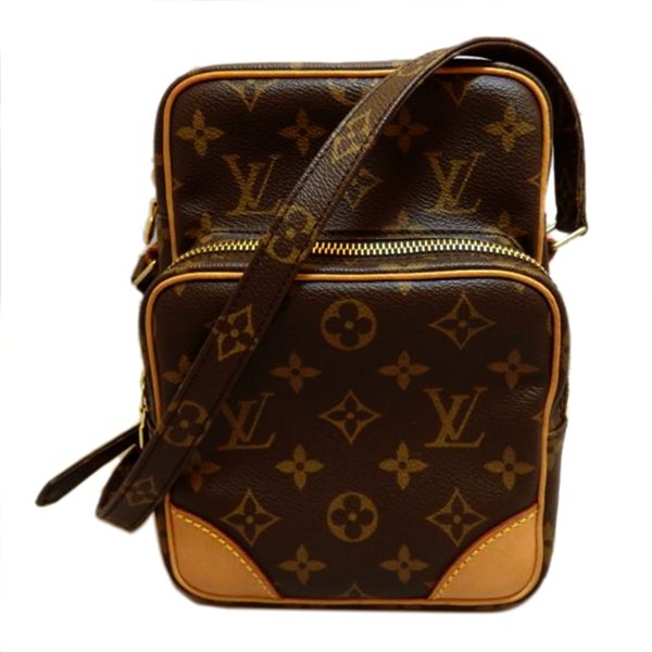 24272 1 Louis Vuitton Amazon Monogram Shoulder Bag Brown