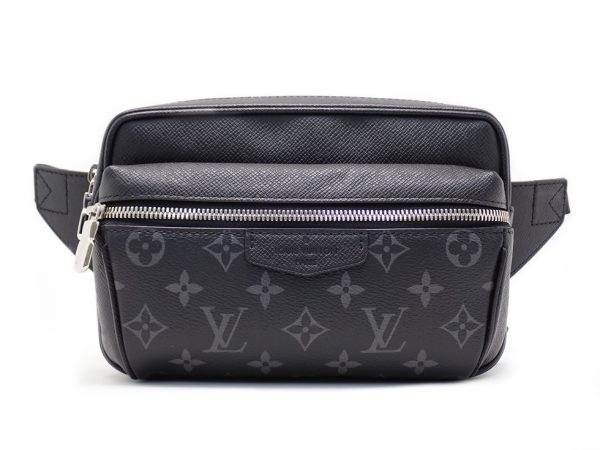 24423aucno3 01 Louis Vuitton Noir One Handle Flap Bag MM Shoulder