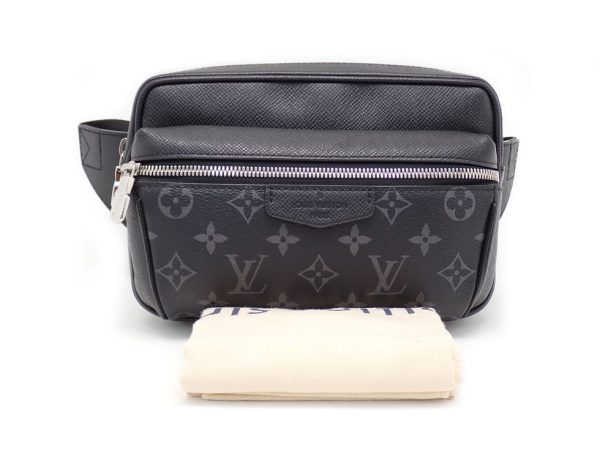 24423aucno3 16 Louis Vuitton Noir One Handle Flap Bag MM Shoulder