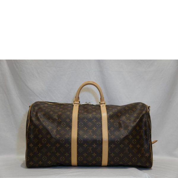 24992 2 Louis Vuitton Keepall 55 Bandouliere Monogram