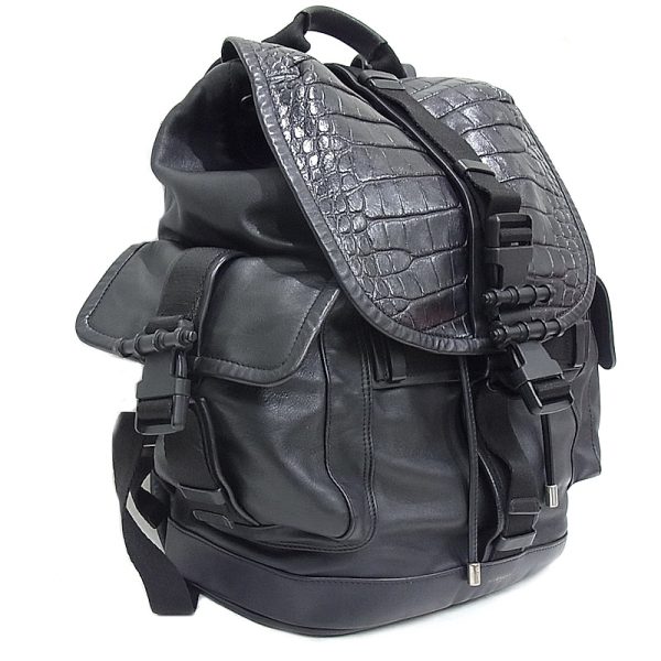 Exif JPEG PICTURE Givenchy Rucksack Crocodile Black Silver