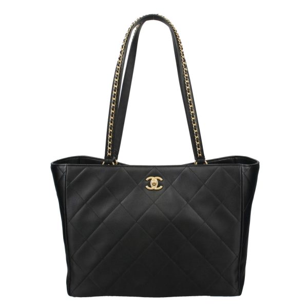 2500000083877 Chanel Tote Bag Black