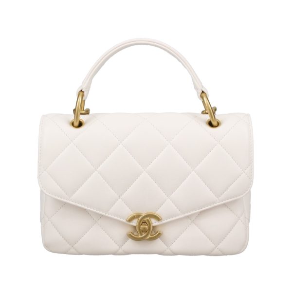 2500000149559 Chanel Handbag White