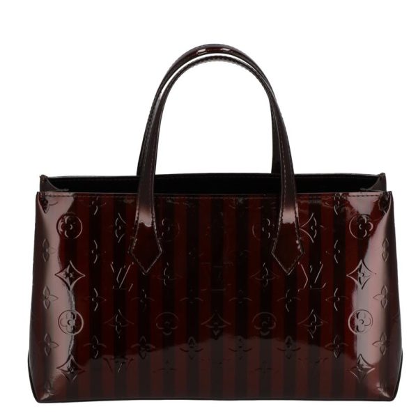 25480 2 Louis Vuitton Wilshire PM Vernis Rayeur Bag