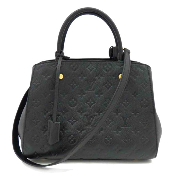 25541 1 Louis Vutton Montaigne MM Emprient Bag Noir