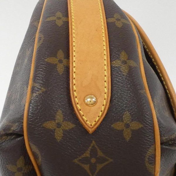 2600047524712 5 b Louis Vuitton Monogram Turam PM Small Leather Shoulder Bag Brown