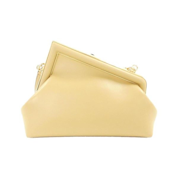 2600061027664 2 b Fendi Fendi First Small Shoulder Bag Sand