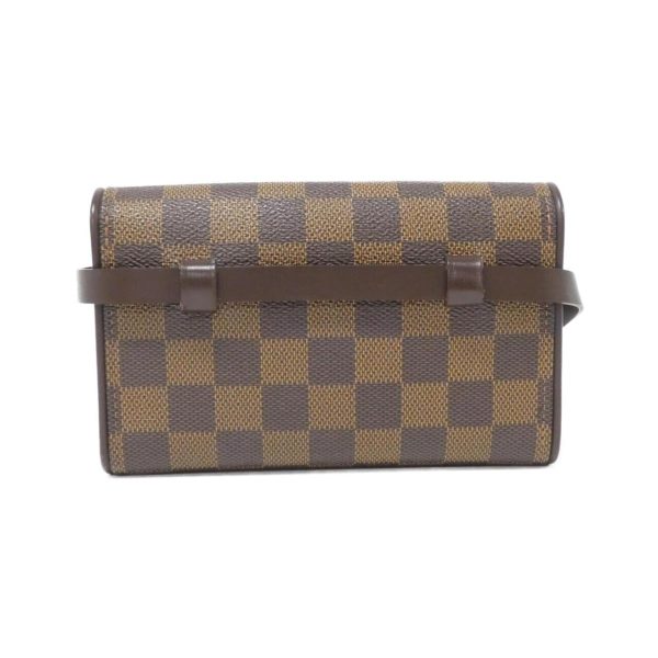 2600061241534 2 b Louis Vuitton Damier Pochette Florentine XS Waist Bag Brown