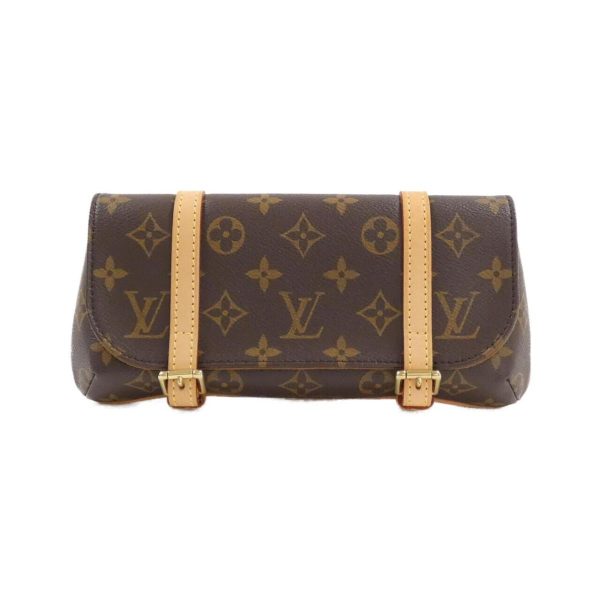 2600061376731 1 b Louis Vuitton Monogram Pochette Marel Waist Bag Brown