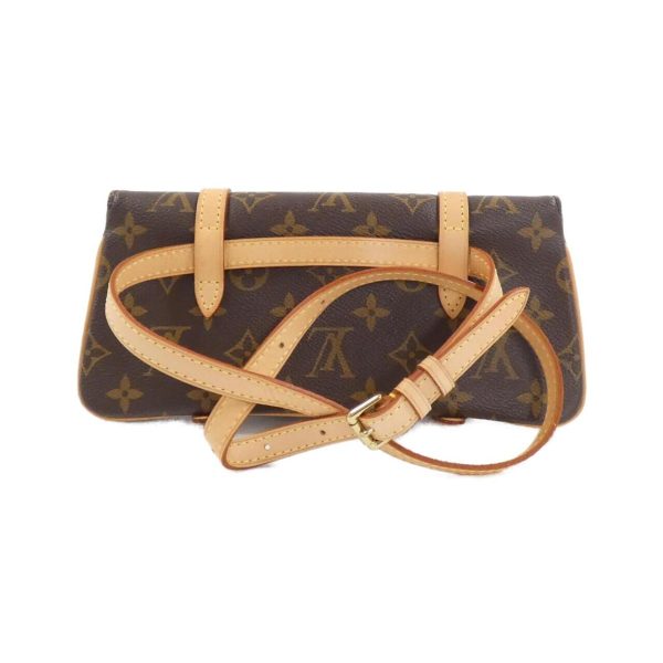 2600061376731 2 b Louis Vuitton Monogram Pochette Marel Waist Bag Brown