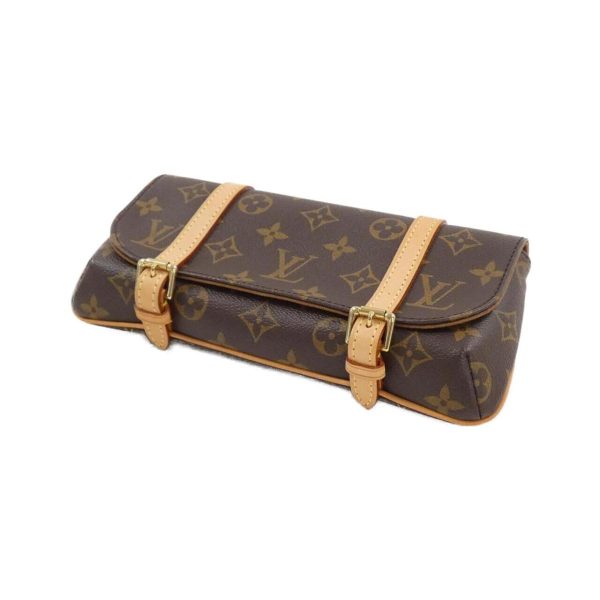 2600061376731 3 b Louis Vuitton Monogram Pochette Marel Waist Bag Brown