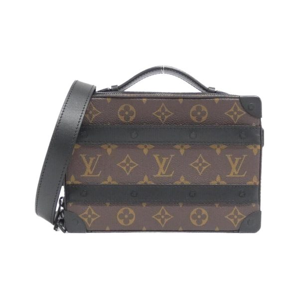 2600062042147 1 b Louis Vuitton Monogram Macassar Handle Soft Trunk Shoulder Bag Brown