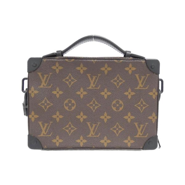 2600062042147 2 b Louis Vuitton Monogram Macassar Handle Soft Trunk Shoulder Bag Brown